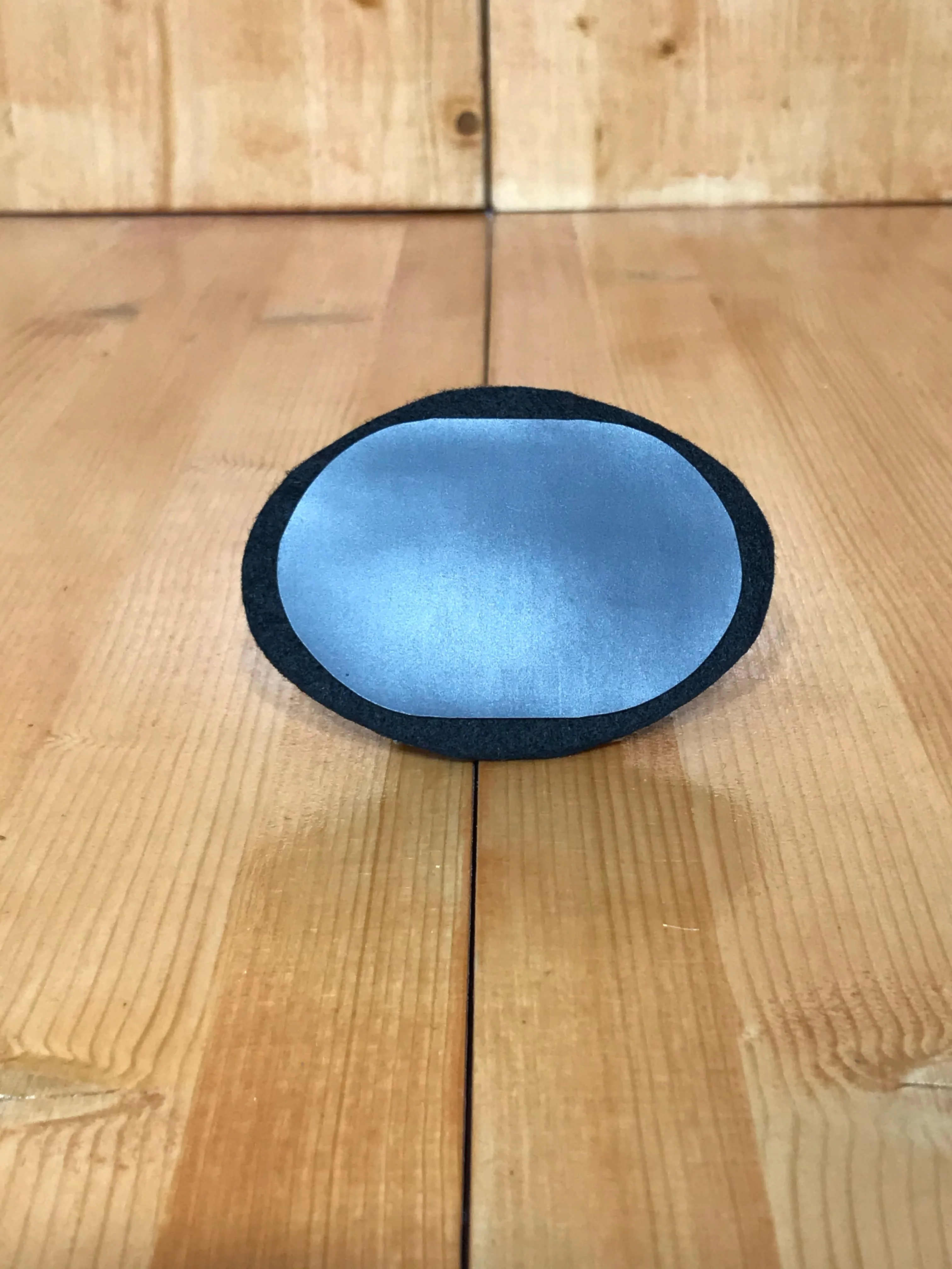 Fight Junkie Pewter Oval Magnetic Patch