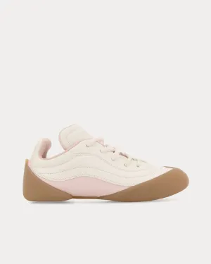 Flexion Leather Off-White / Pink Low Top Sneakers