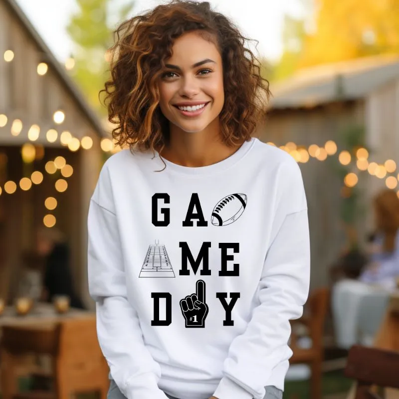 Football Game Day Design PNG Download