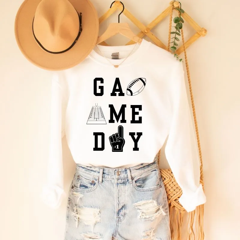 Football Game Day Design PNG Download
