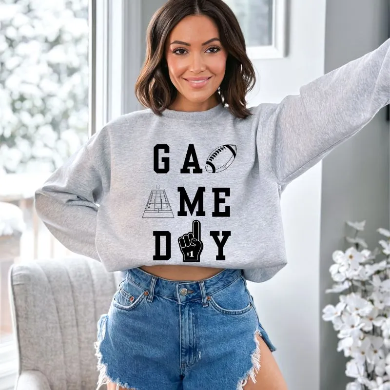 Football Game Day Design PNG Download