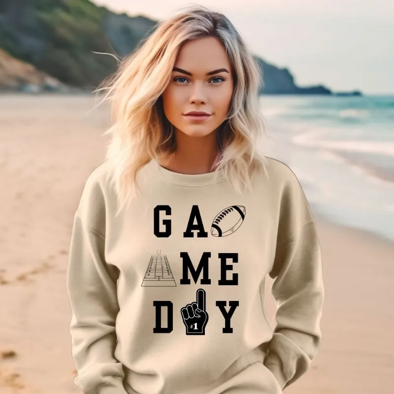 Football Game Day Design PNG Download