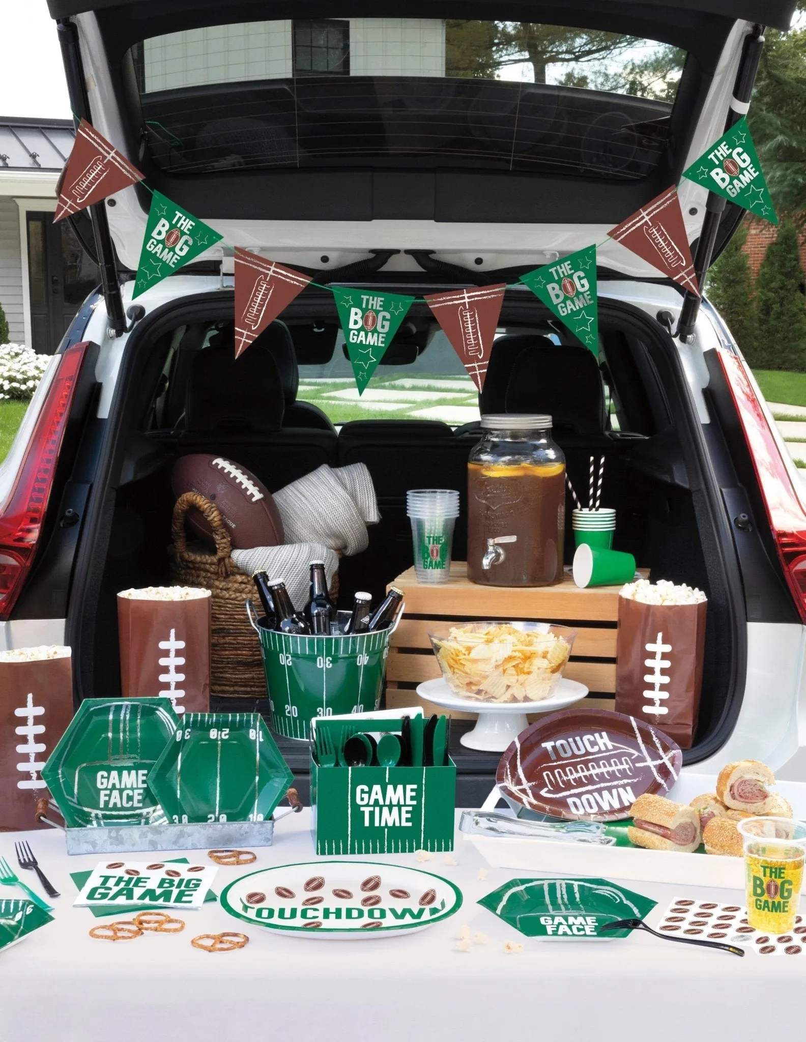Football Game Day Pennant Banner