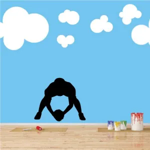 Football PlayerWall Decal - Vinyl Decal - Car Decal - Vd012