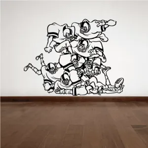 Football Wall Decal - Vinyl Decal - Car Decal - Bl044