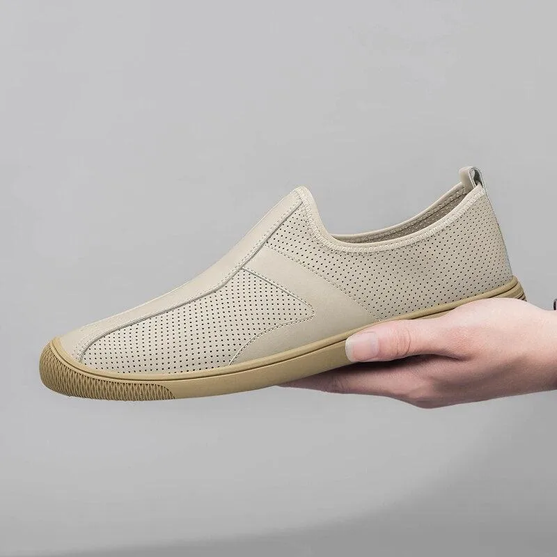 Genuine Leather Male Casual Shoes