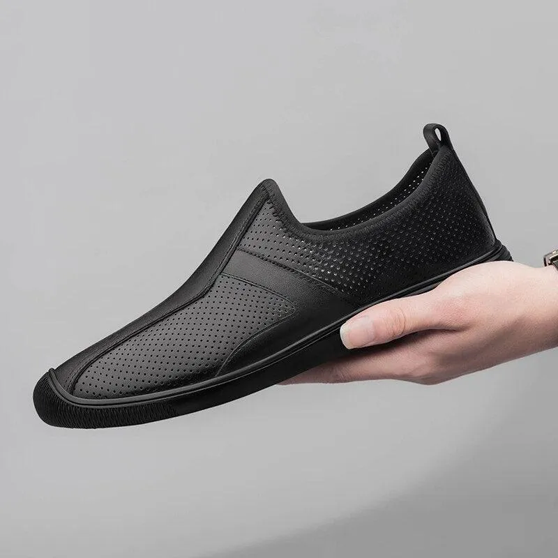 Genuine Leather Male Casual Shoes