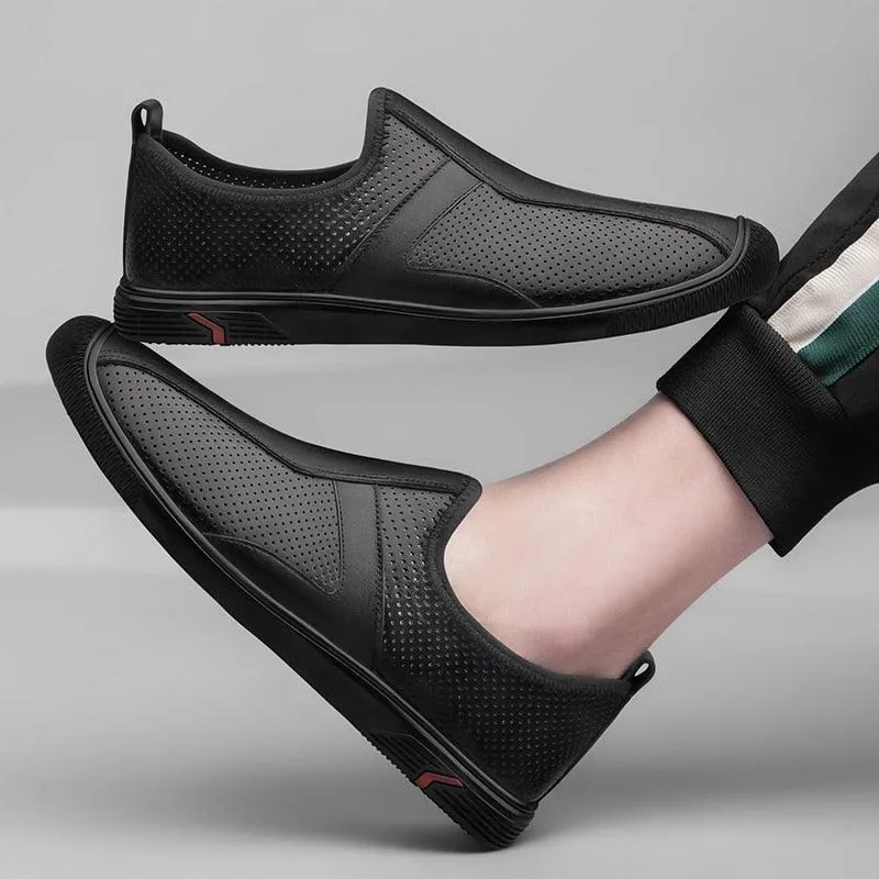 Genuine Leather Male Casual Shoes