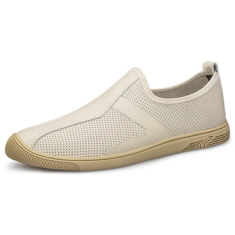 Genuine Leather Male Casual Shoes