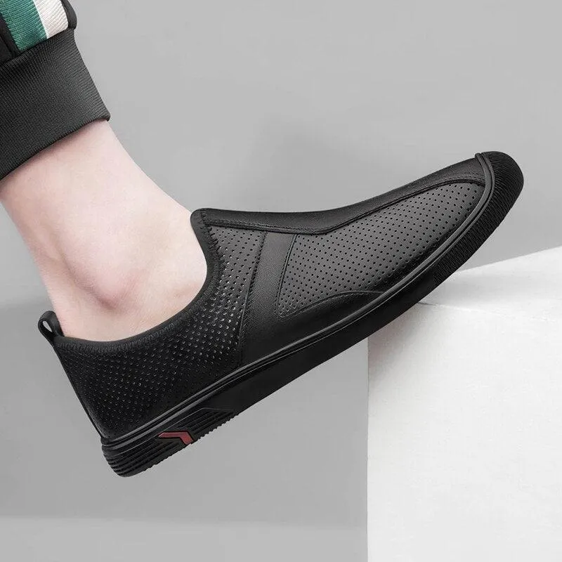 Genuine Leather Male Casual Shoes