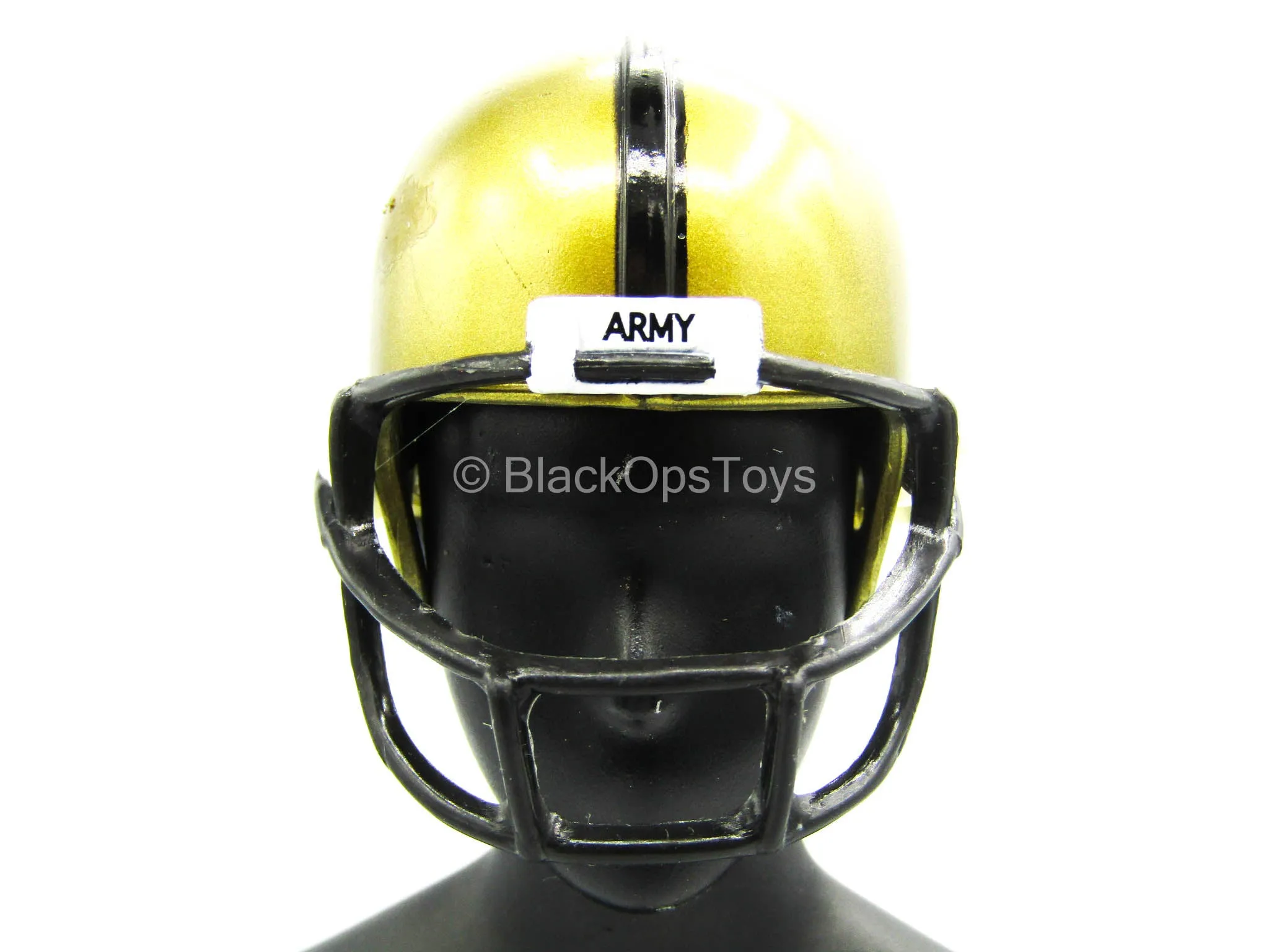 G.I. Joe Football - Gold-Colored Helmet w/Black Face Guard