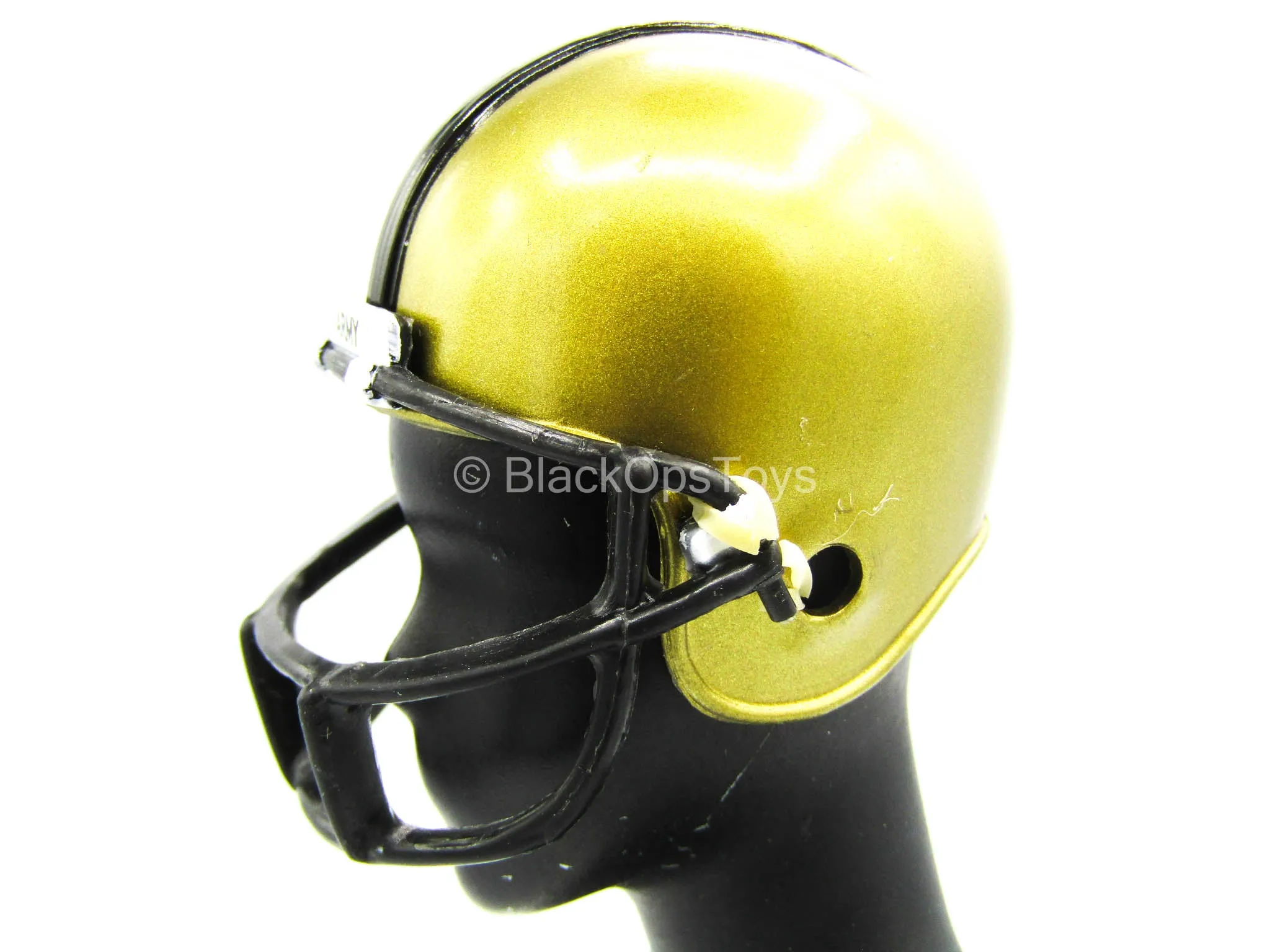 G.I. Joe Football - Gold-Colored Helmet w/Black Face Guard