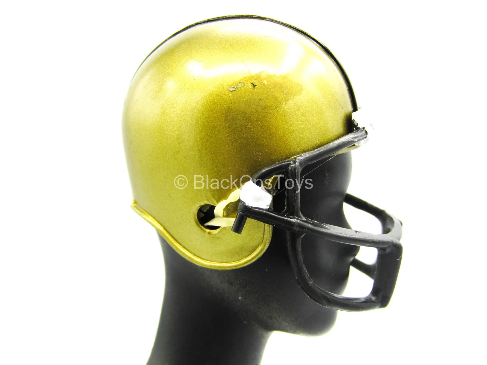 G.I. Joe Football - Gold-Colored Helmet w/Black Face Guard
