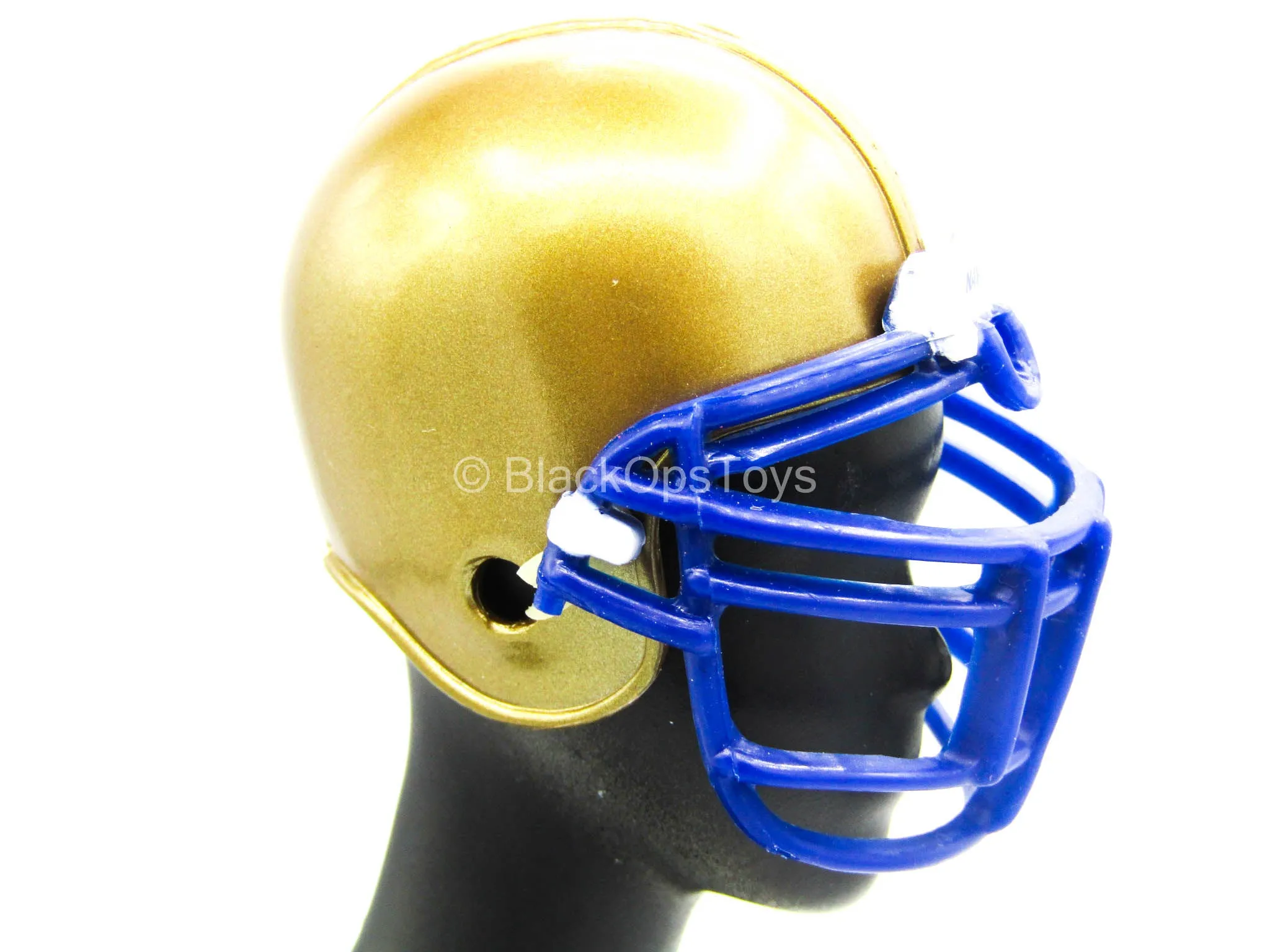 G.I. Joe Football - Gold-Colored Helmet w/Blue Face Guard