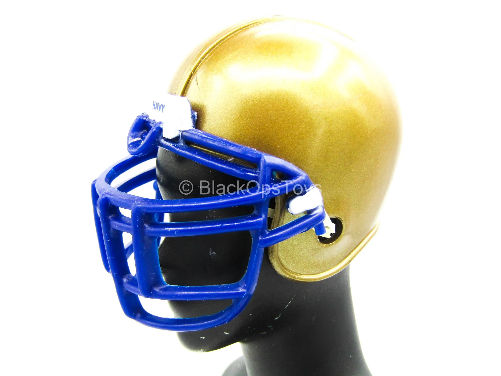 G.I. Joe Football - Gold-Colored Helmet w/Blue Face Guard