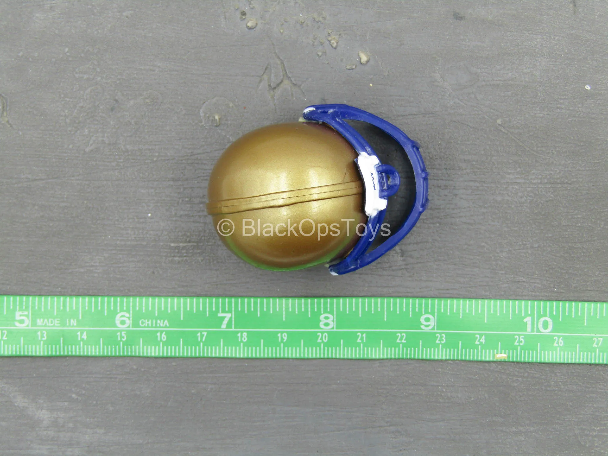 G.I. Joe Football - Gold-Colored Helmet w/Blue Face Guard