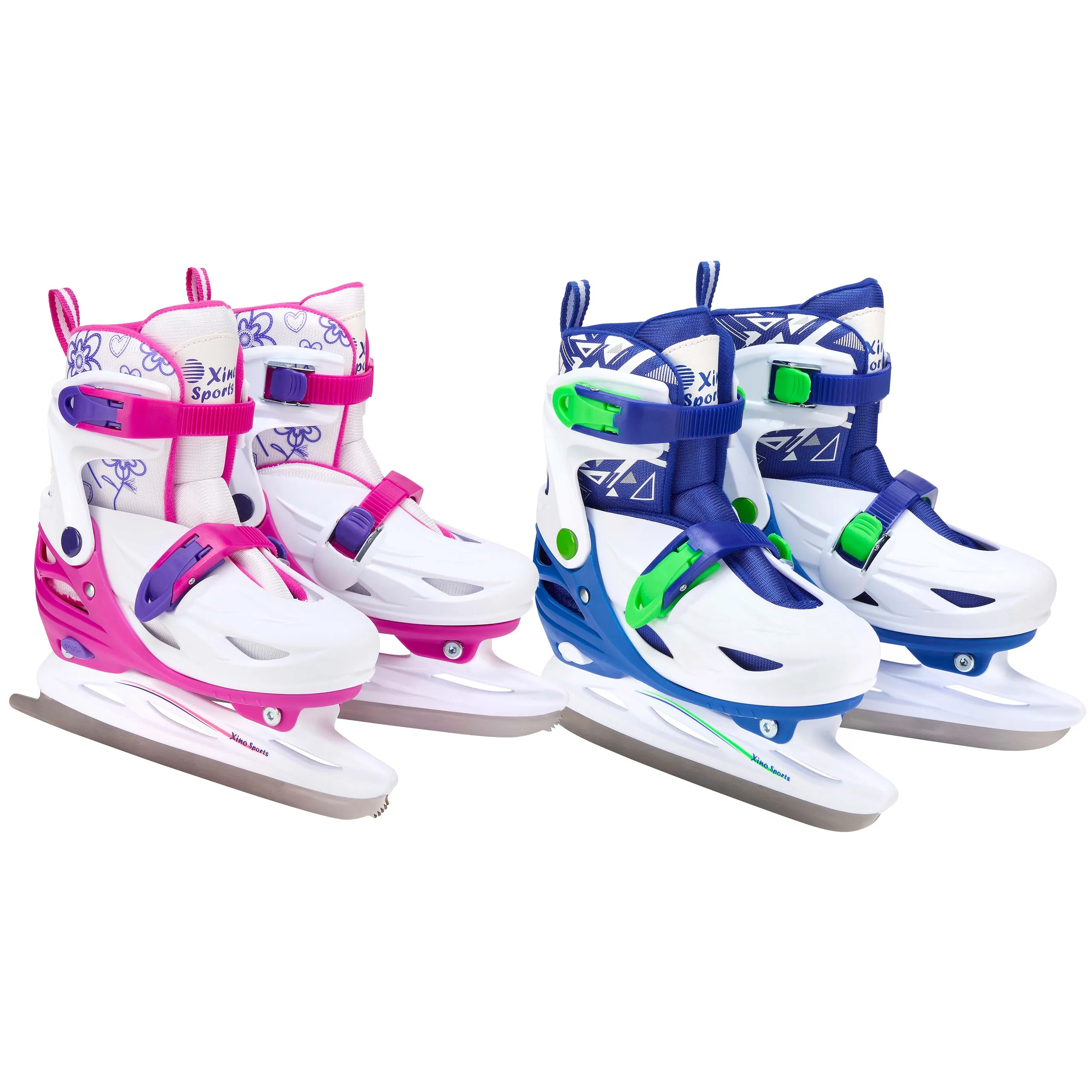 Girls Ice Skates | Adjustable | Reinforced Ankle Support