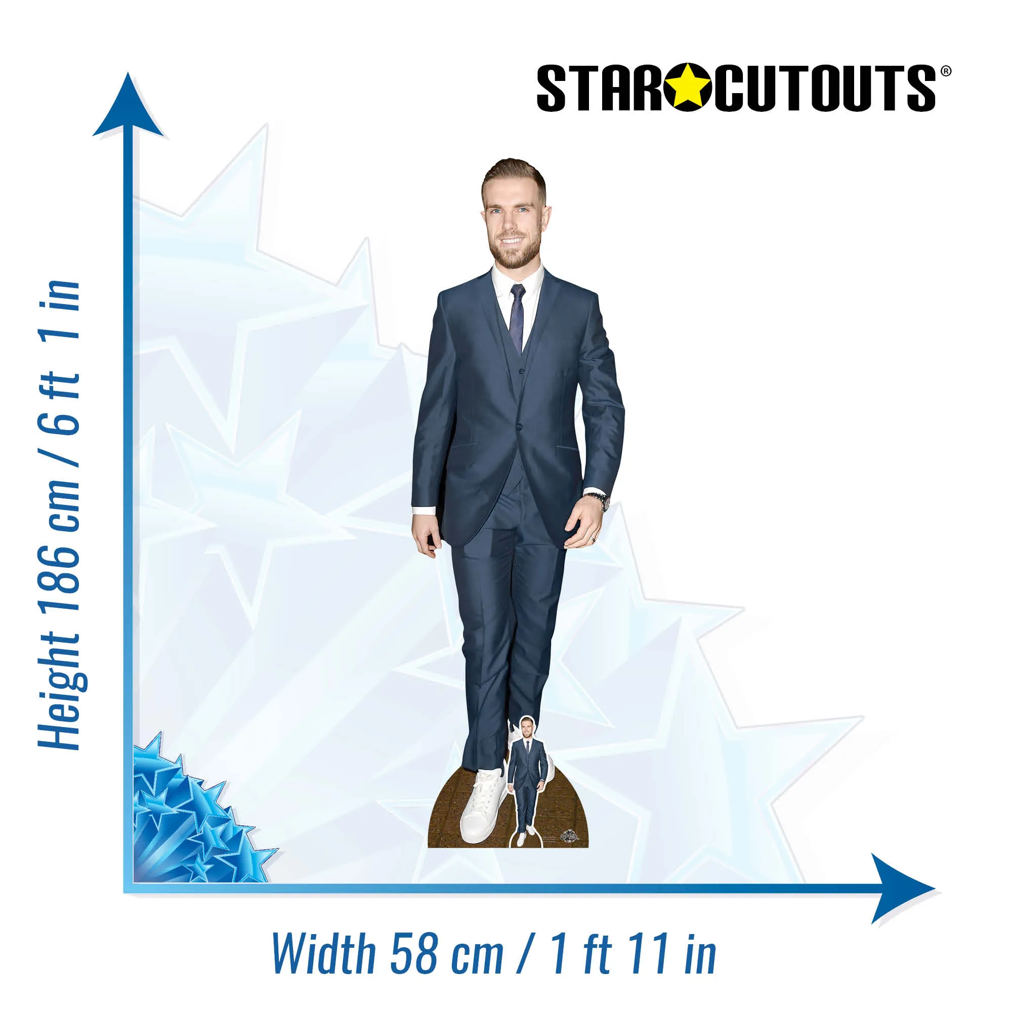 Jordan Henderson Footballer  Cardboard Cutout
