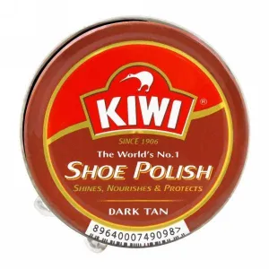 KIWI SHOE POLISH DARK TAN 45ML
