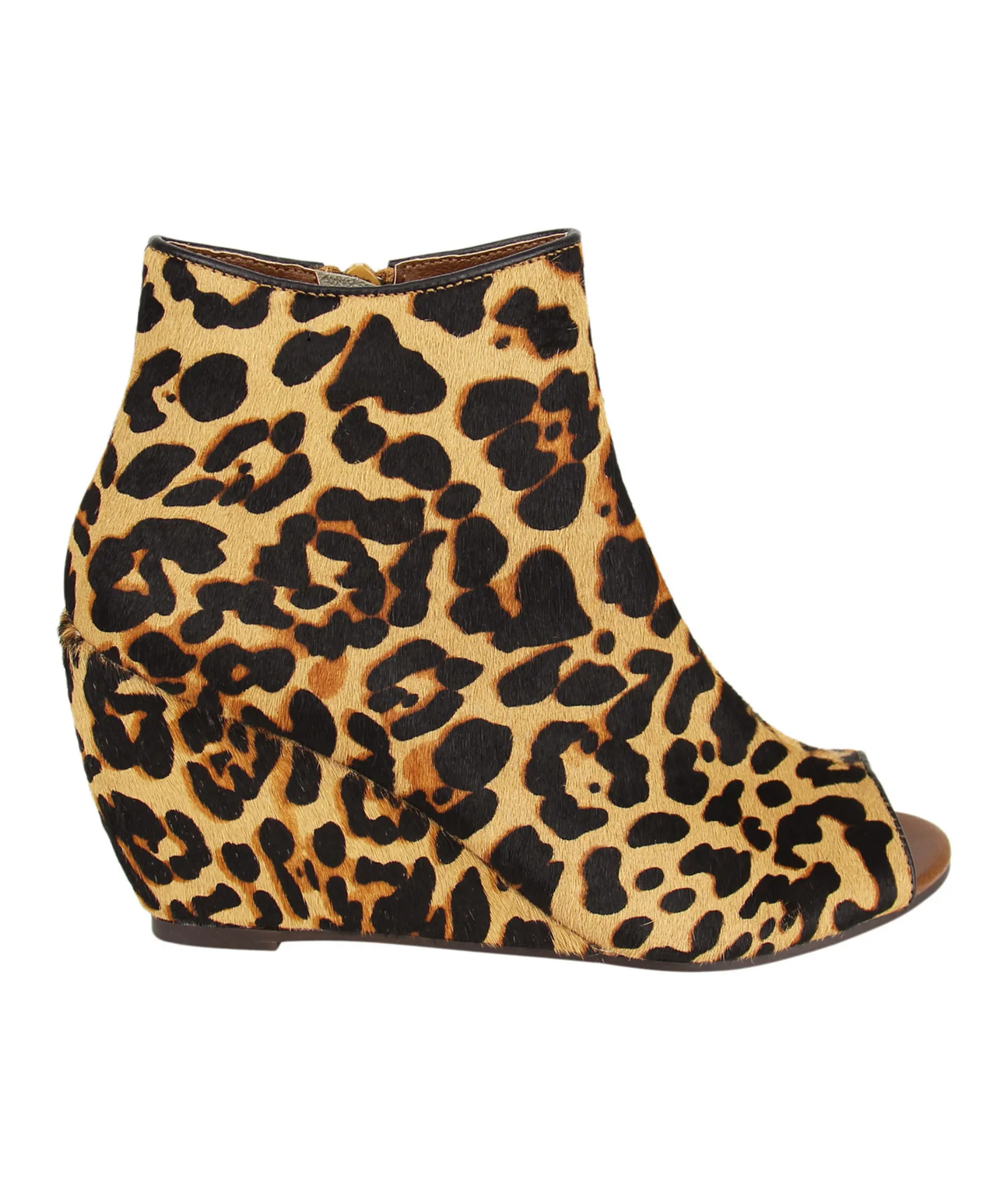 Kuda Leopard Print Wedge