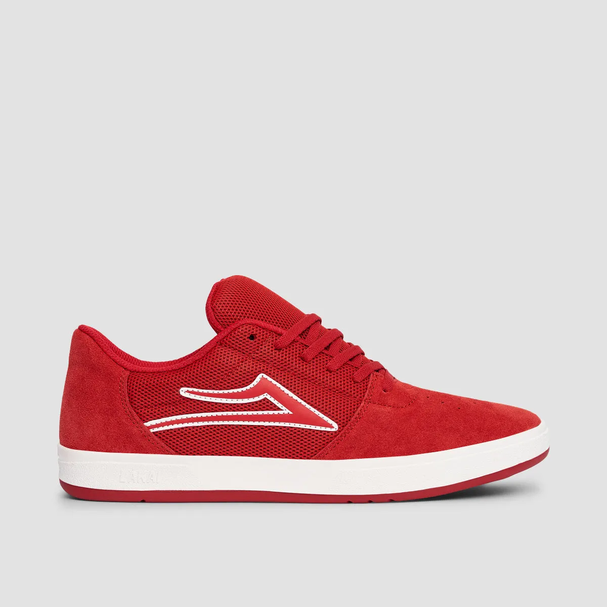 Lakai Brighton Shoes - Red Suede