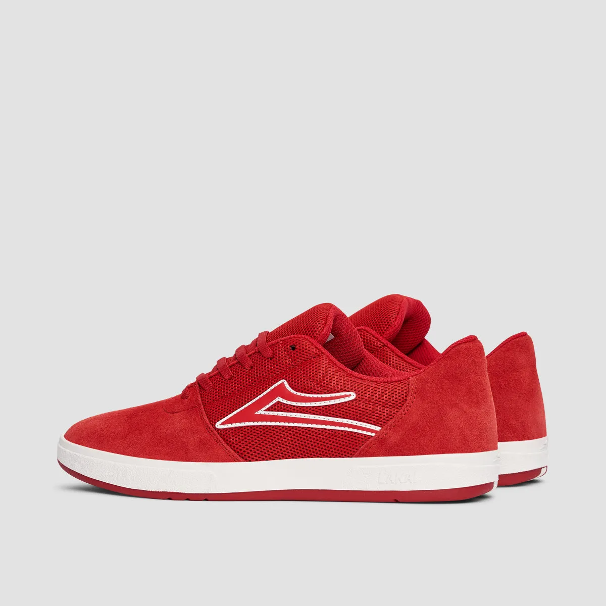 Lakai Brighton Shoes - Red Suede