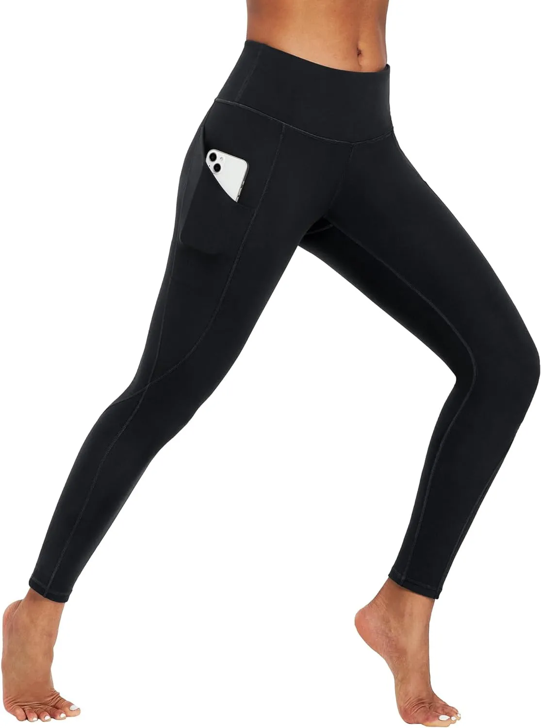 Leggings with Pockets for Women High Waisted Yoga Pants Women Tummy Control Workout Compression Leggings
