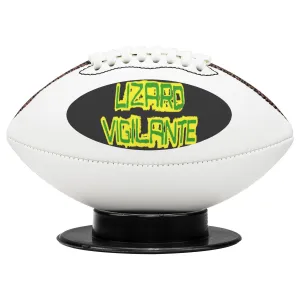 Lizard Vigilante MiniBalls - American Footballs with an All-American Logoo