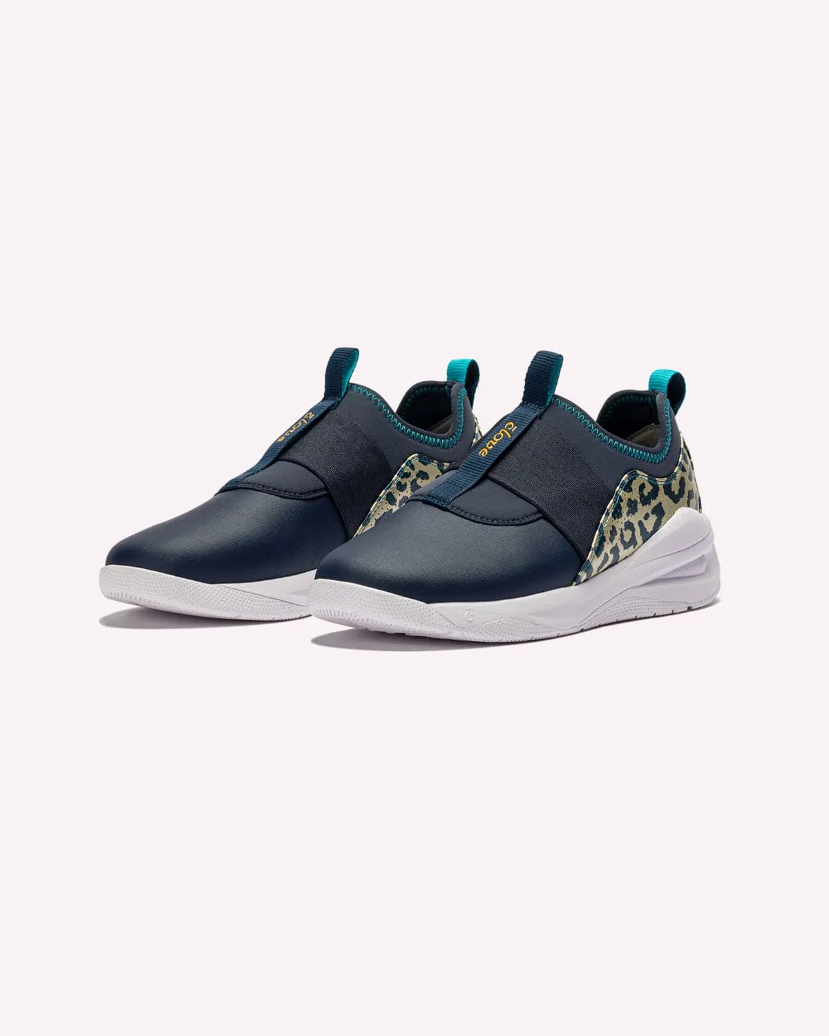 Men's Solo - Navy / Gold Leopard