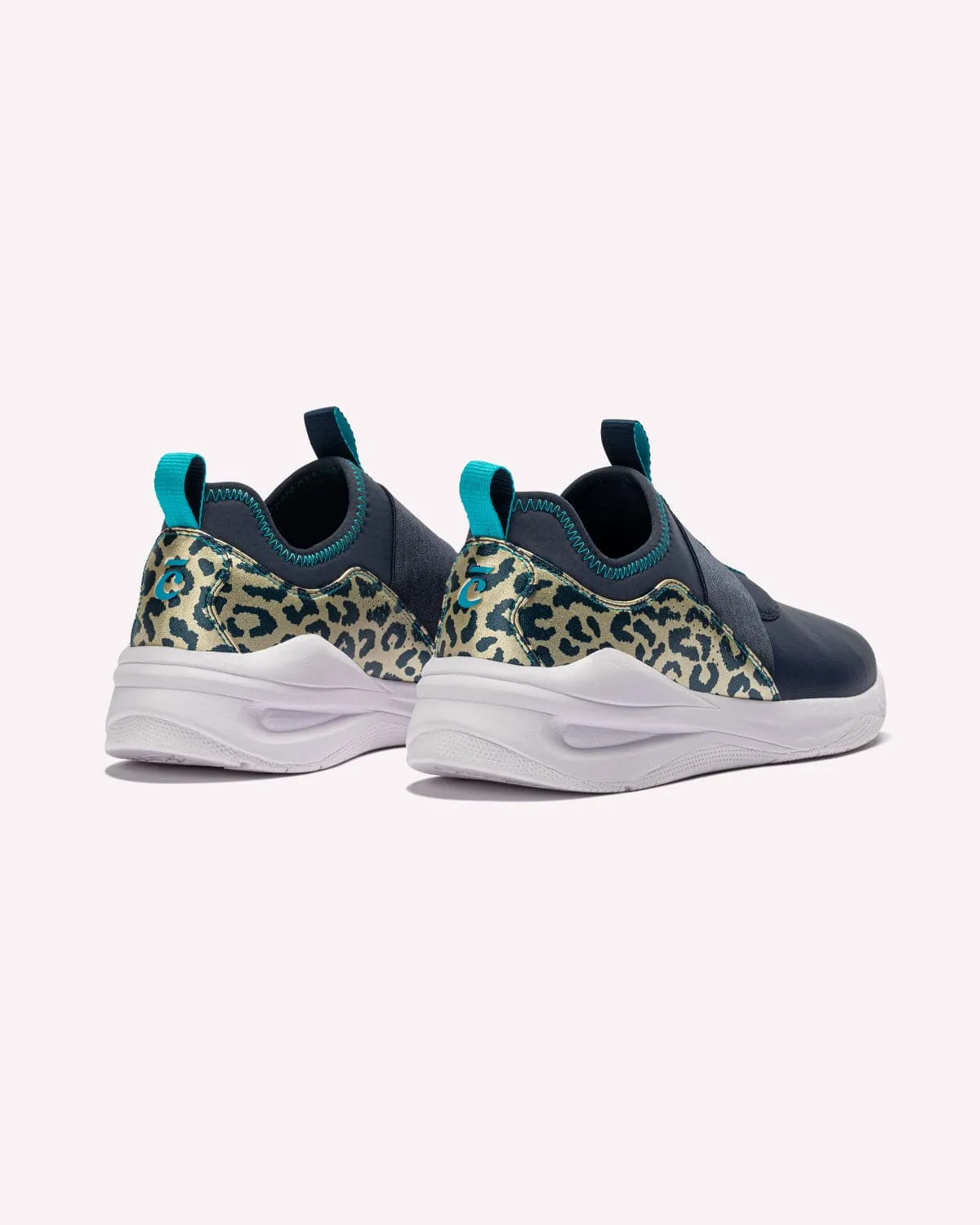 Men's Solo - Navy / Gold Leopard