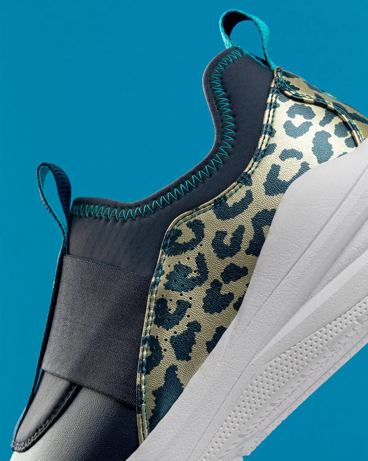Men's Solo - Navy / Gold Leopard