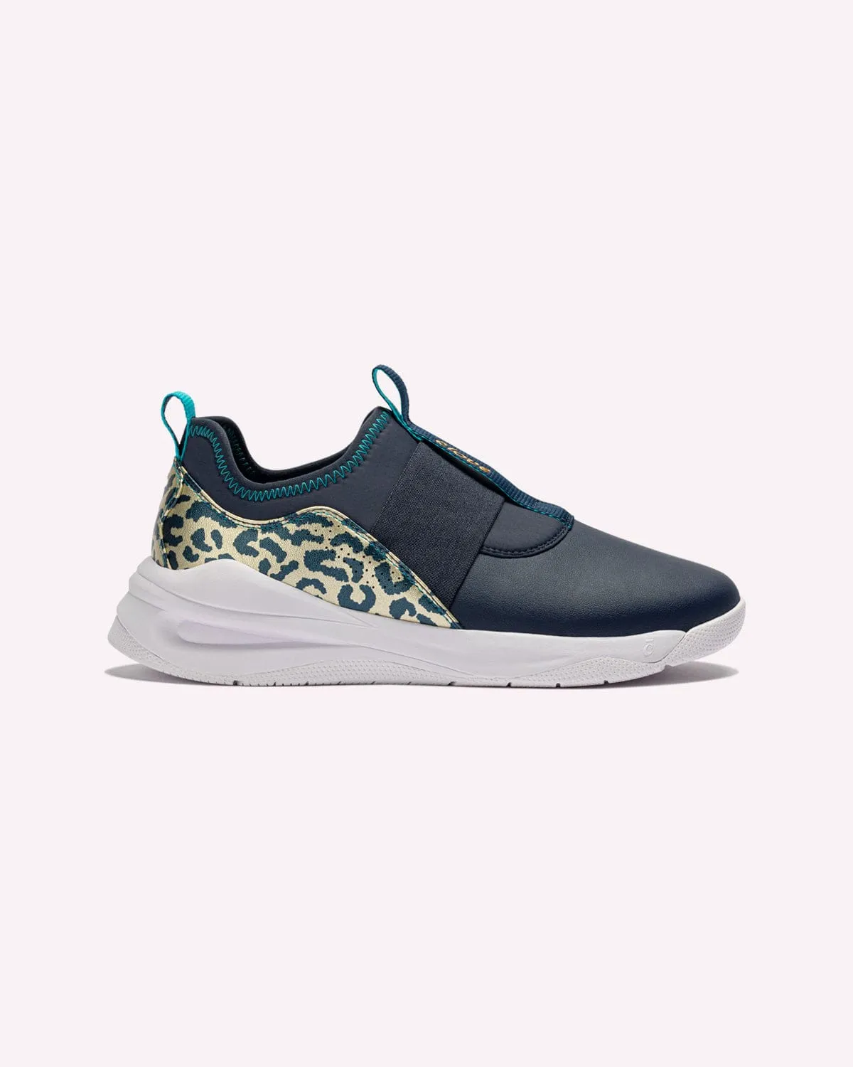 Men's Solo - Navy / Gold Leopard