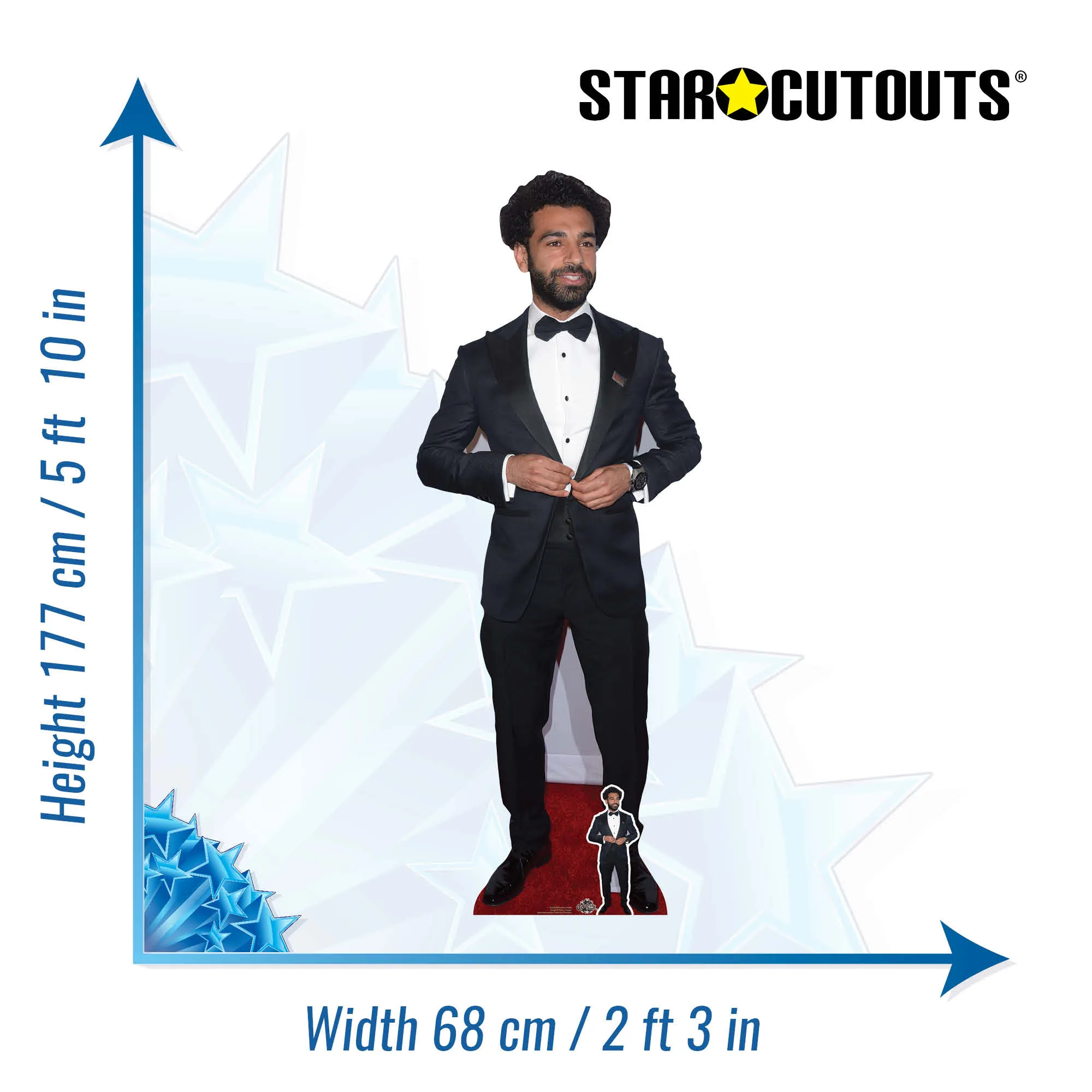 Mohamed Salah Footballer   Cardboard Cutout