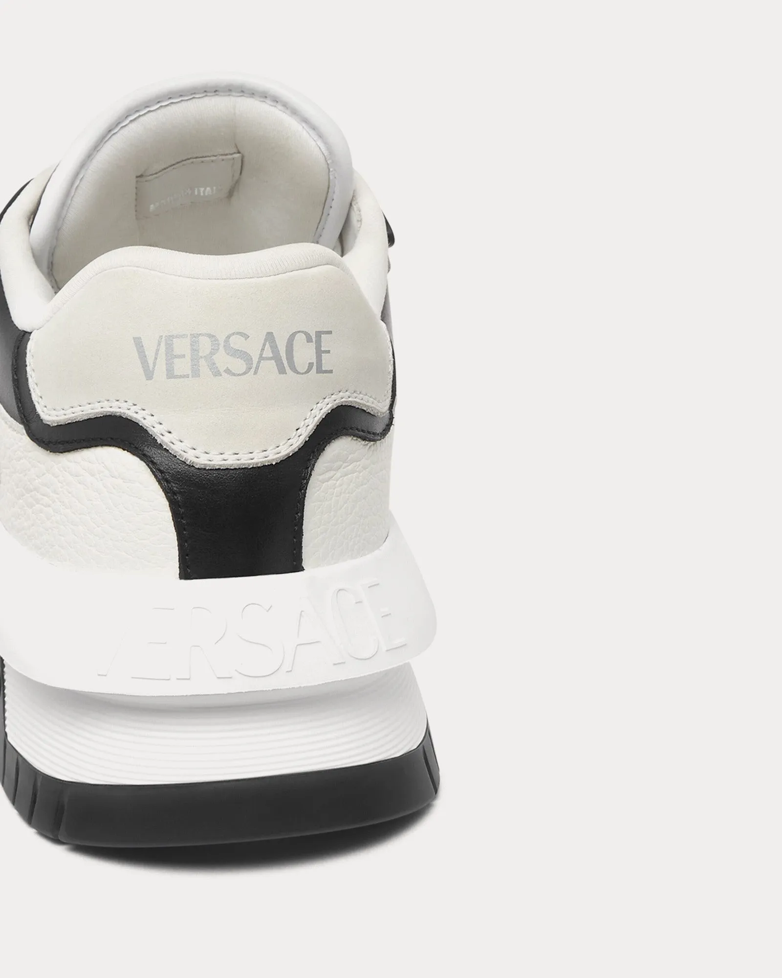 Odissea Leather Black / White Low Top Sneakers