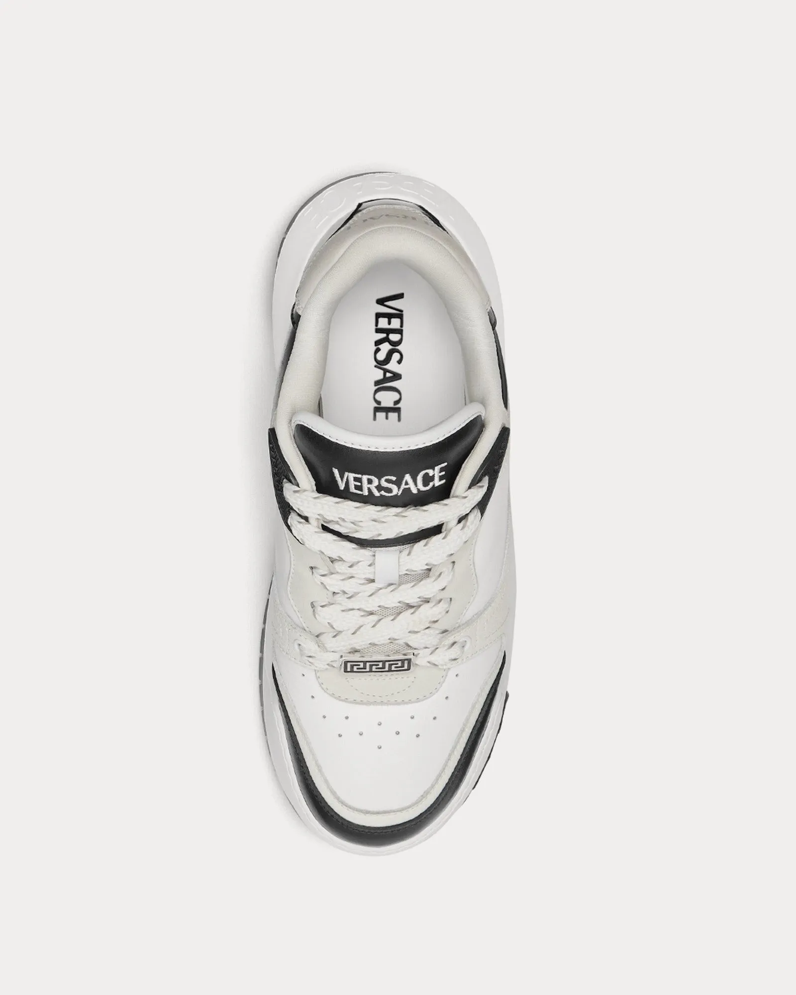 Odissea Leather Black / White Low Top Sneakers