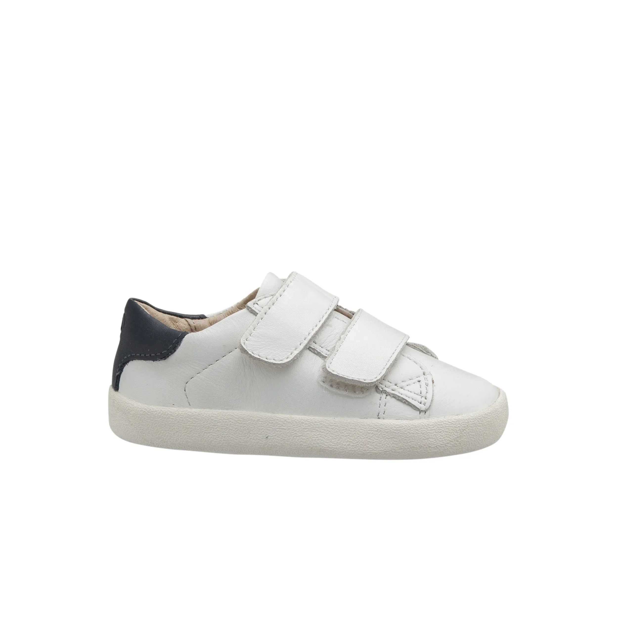 Old Soles Boy's and Girl's Toddy Shoe, Snow/Navy
