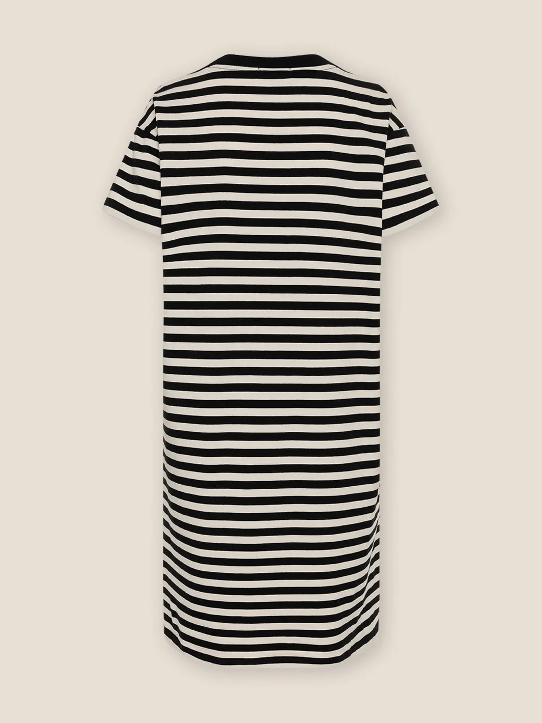 Organic Cotton Stripe T-Shirt Dress