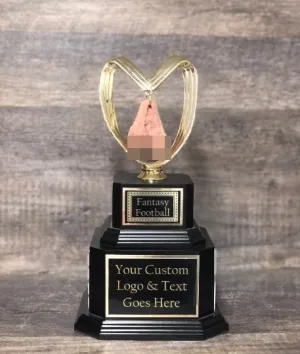 Perpetual Fantasy Football Last Place Trophy HAIRY Balls Trophy You Suck Loser FFL Sacko Funny Trophy You've Got Balls Adult Humor Testicle