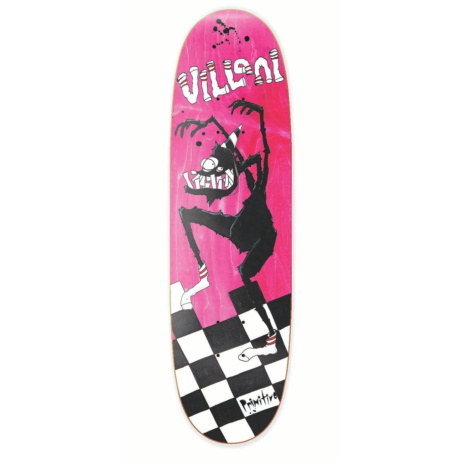 Primitive Franky Villani Sock Monster Skateboard Deck
