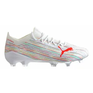 Puma Ultra 1.2 FG/AG White Mens Football Boots