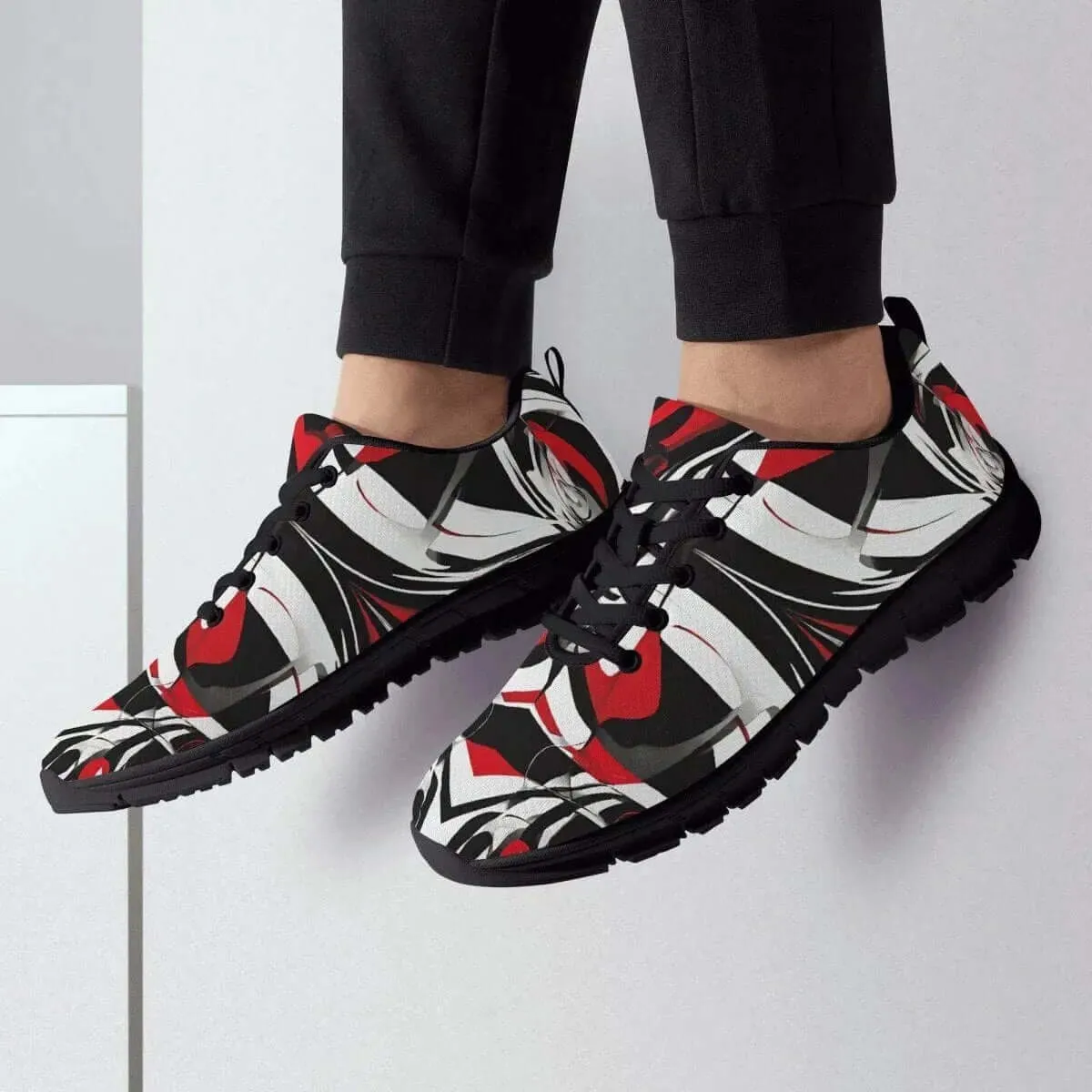 Red White and Black Men's Shoes