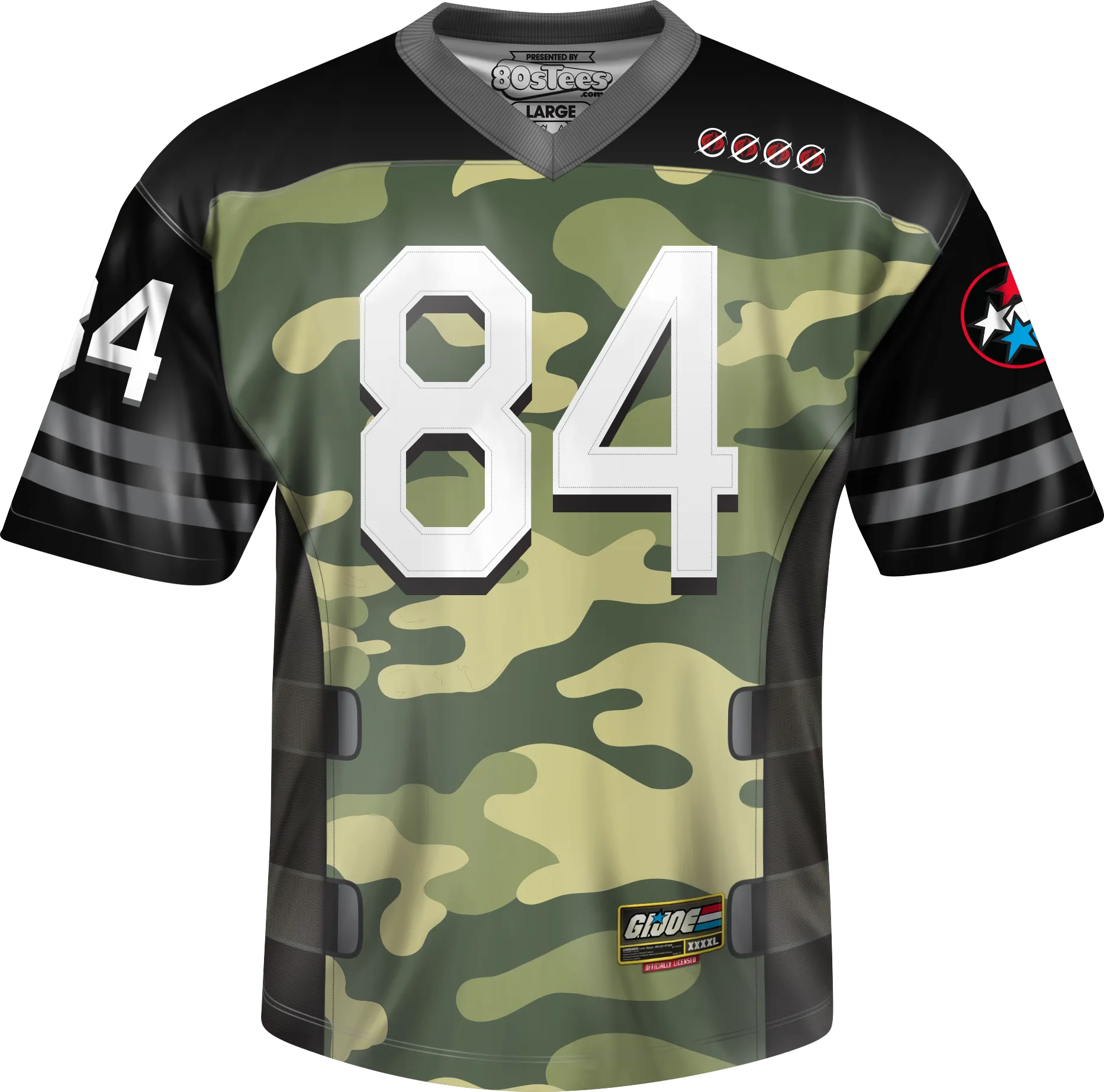 Roadblock GI Joe Football Jersey