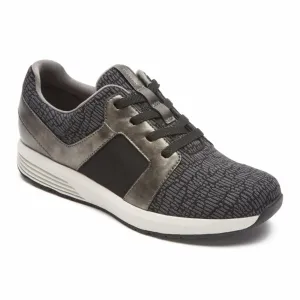 Rockport Women TRUSTRIDE KNIT TIE BLACK
