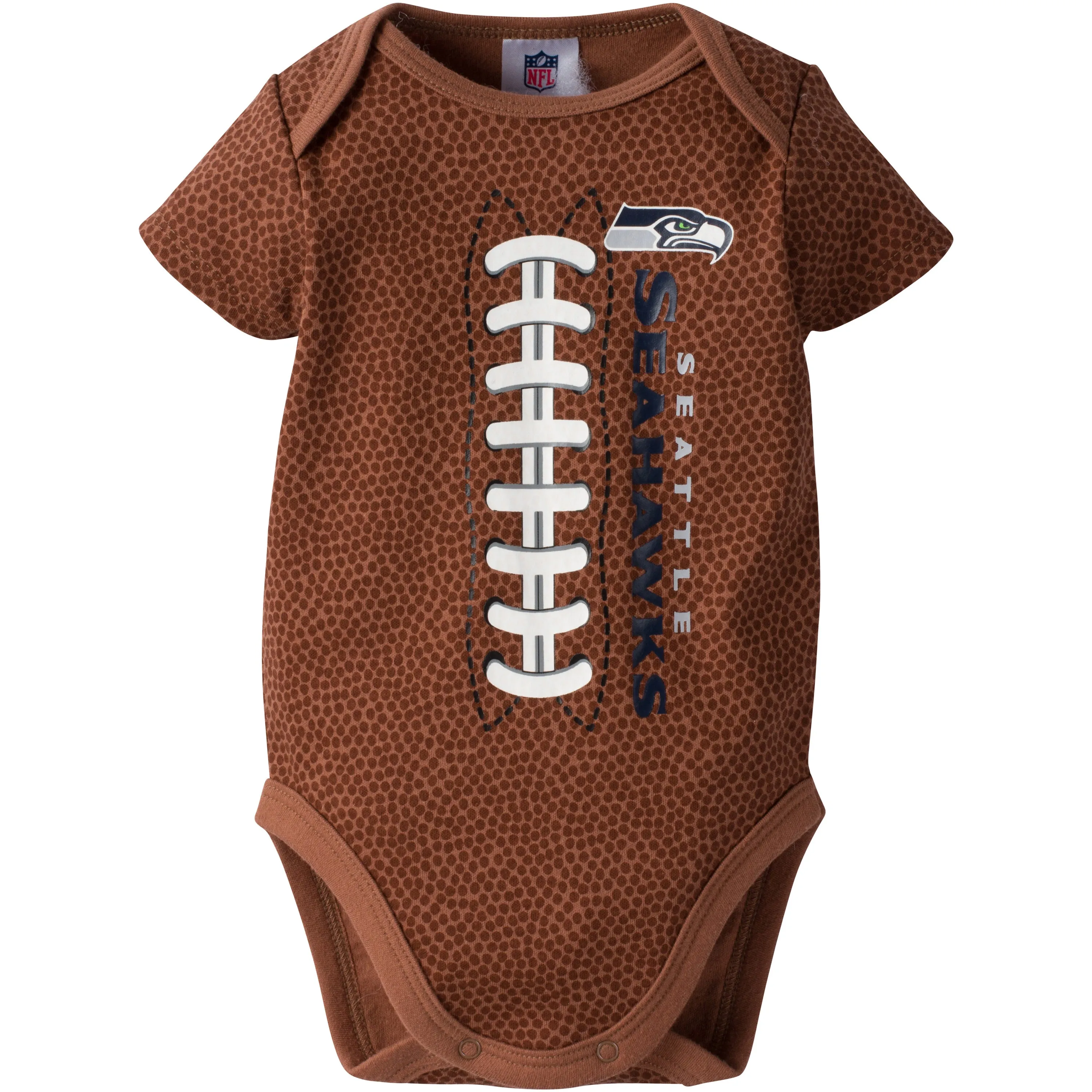 Seahawks Baby Fan Pigskin Onesie