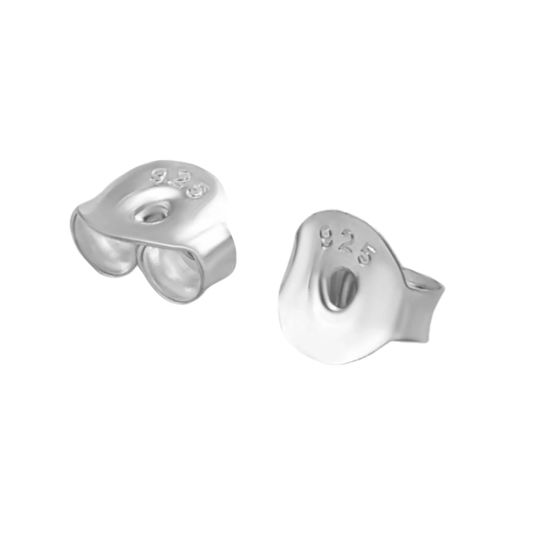 Silver Football Ear Stud - Stylish Accessory for the Football Fan in You