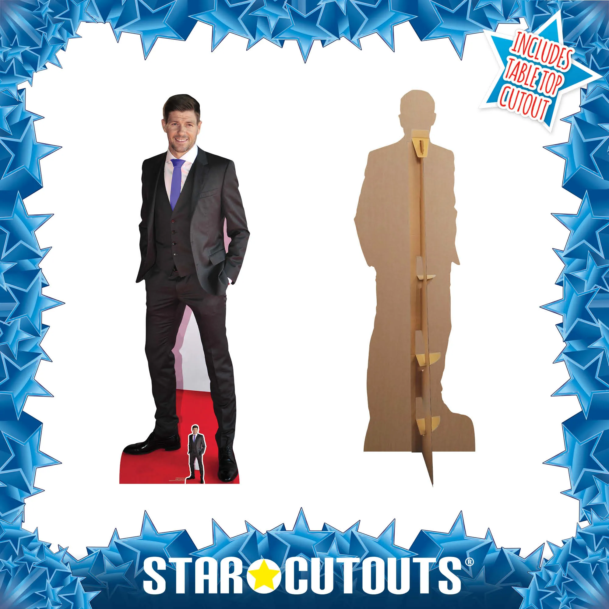 Steven Gerrard Suit   Cardboard Cutout