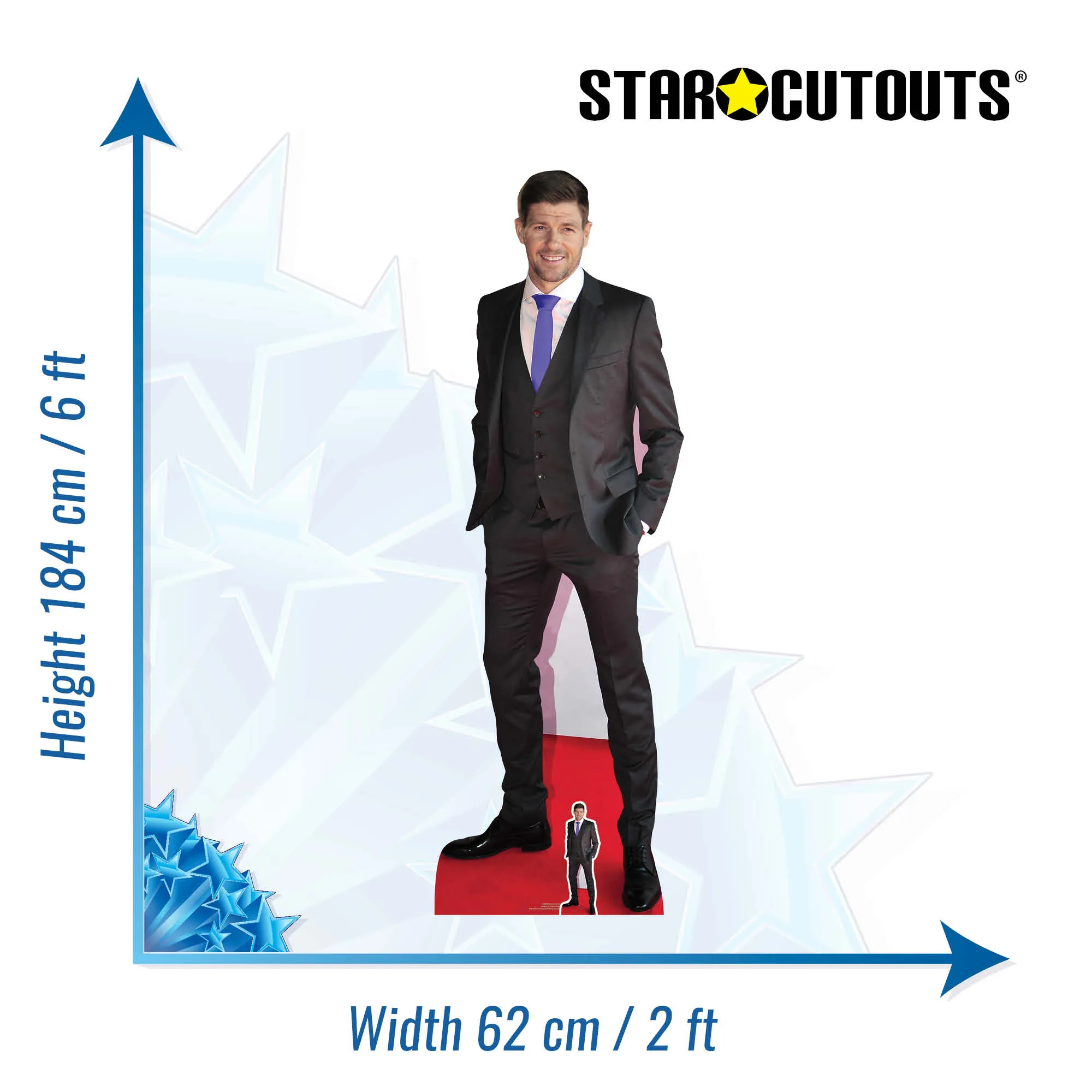 Steven Gerrard Suit   Cardboard Cutout