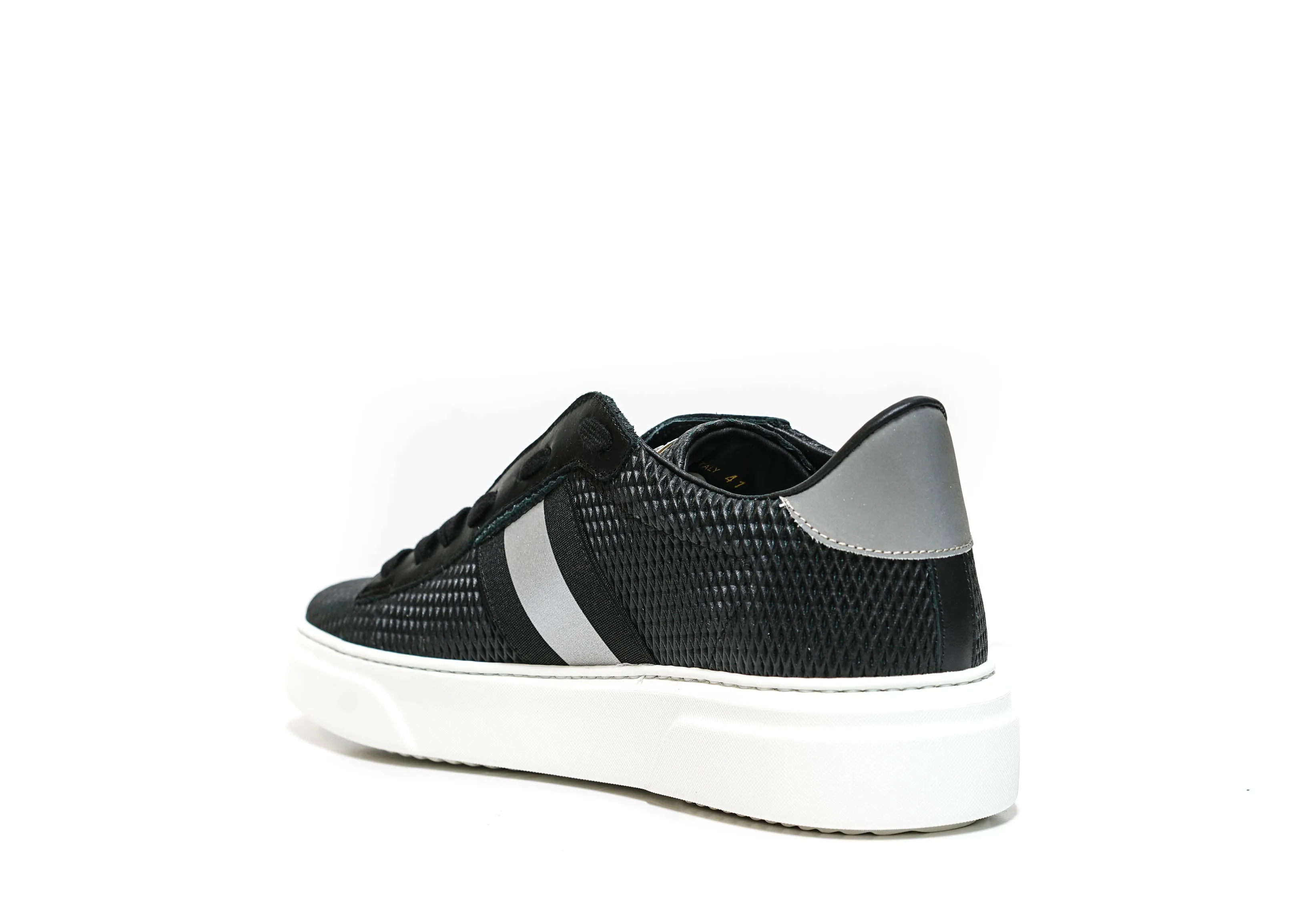 Stokton Men's Black Stripe Sneaker 650-U-SS20