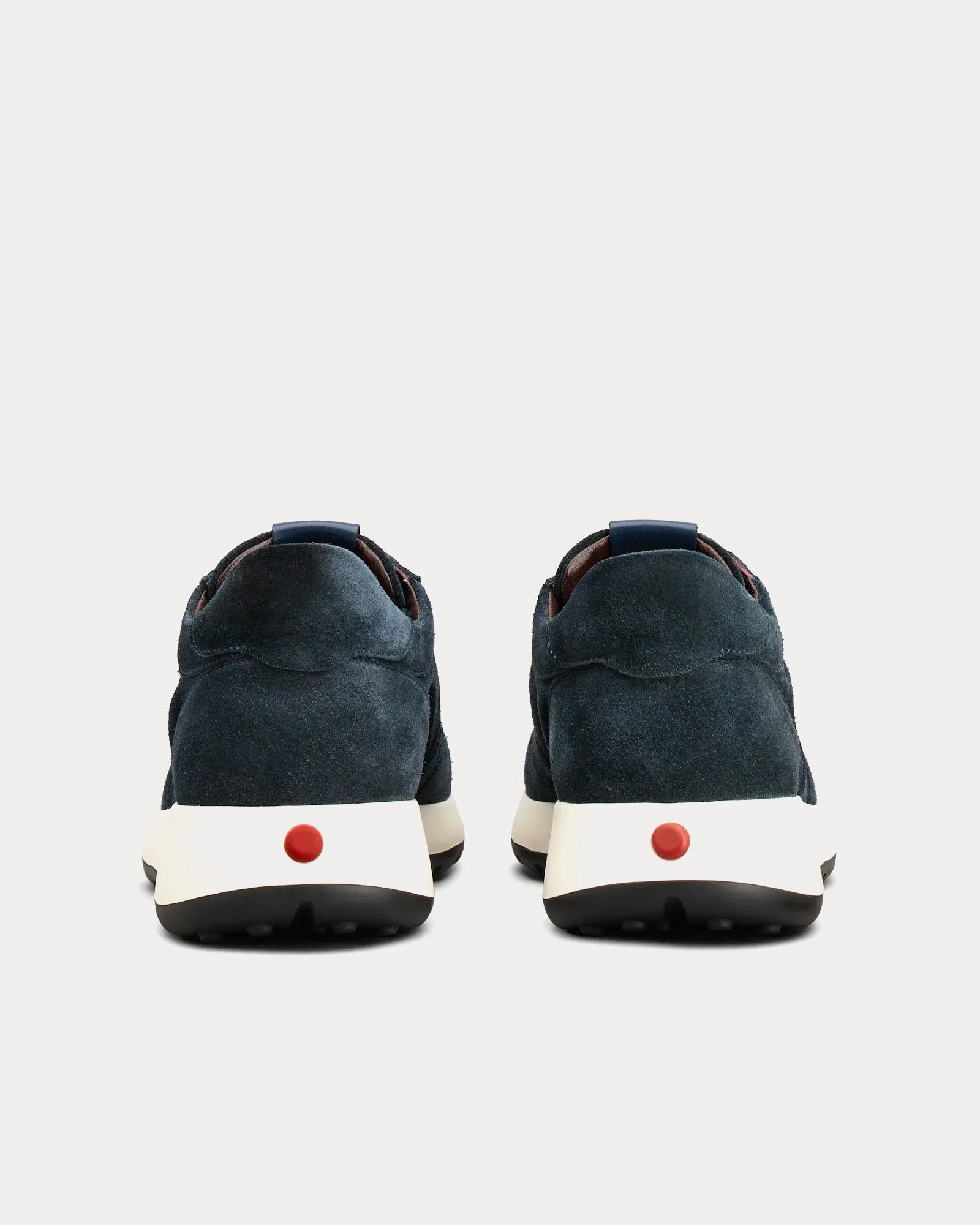 Suede Blue Low Top Sneakers