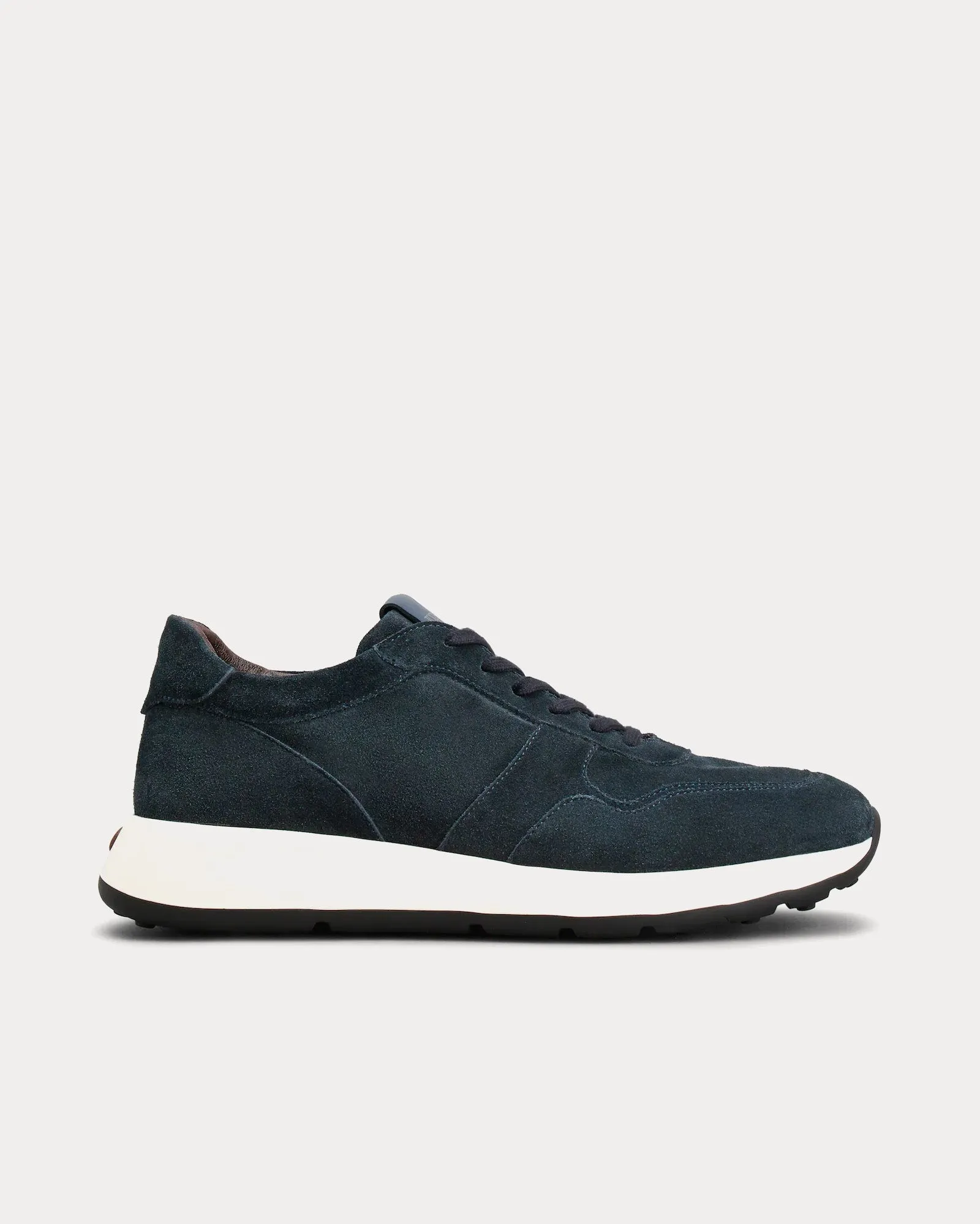 Suede Blue Low Top Sneakers